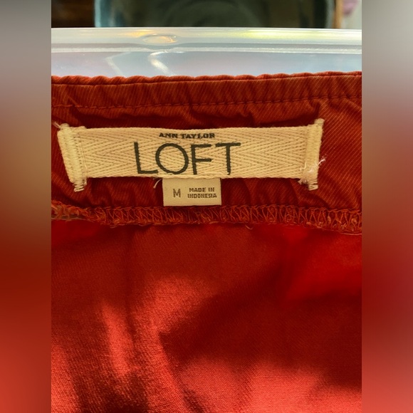 EUC Ann Taylor Loft zip up top - Picture 3 of 5